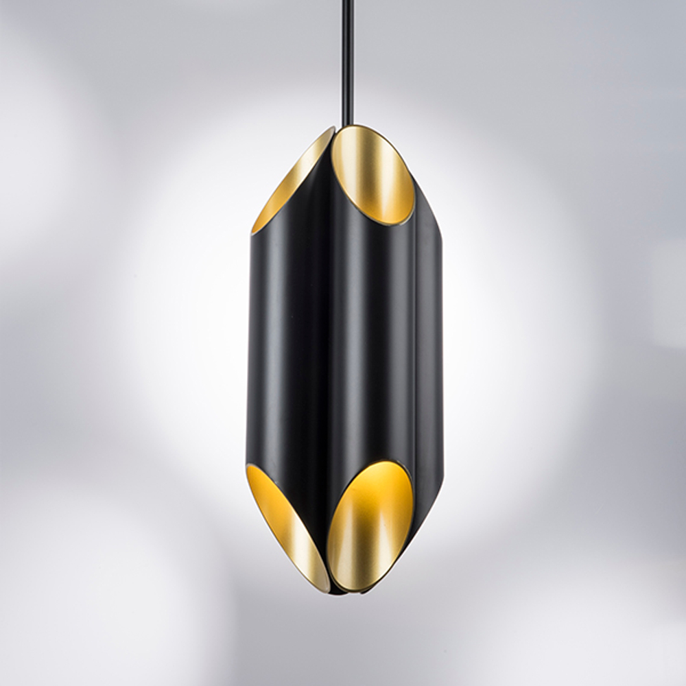 720087 Люстра SIENA 8х40W G9 ЧЕРНЫЙ/ЗОЛОТО