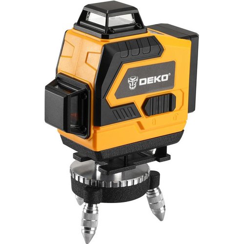 Лазерный уровень DEKO DKLL 16 самовыравнивающийся в кейсе со штативом 065-0233
