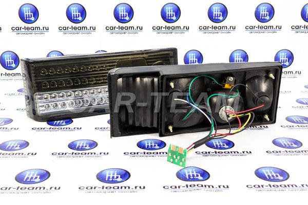 Задние фонари ВАЗ 2108, 2109, 21099, 2113, 2114 светодиодные н/о, серо-белые