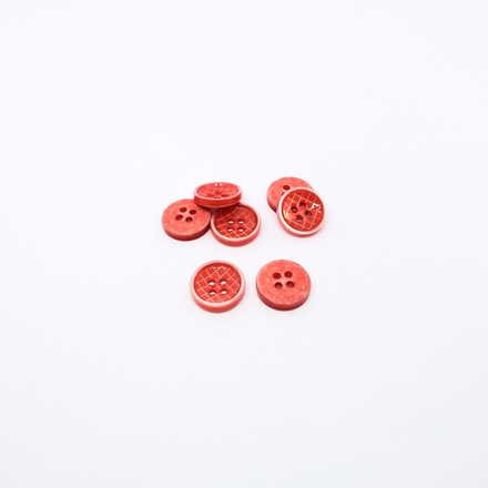 Пуговица №1035 ELEGANT, 11мм, цв. красный