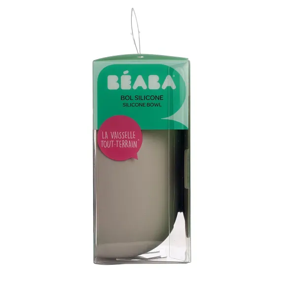 Миска из силикона Beaba Silicone Bowl With Suction Cup Grey