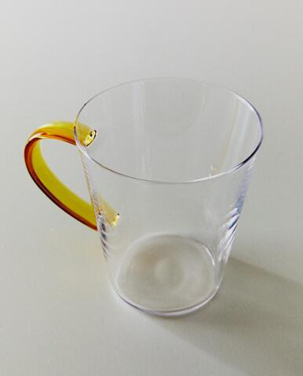 Zara Home чашка из боросиликатного стекла, цвет зелёный, 10.5 см
