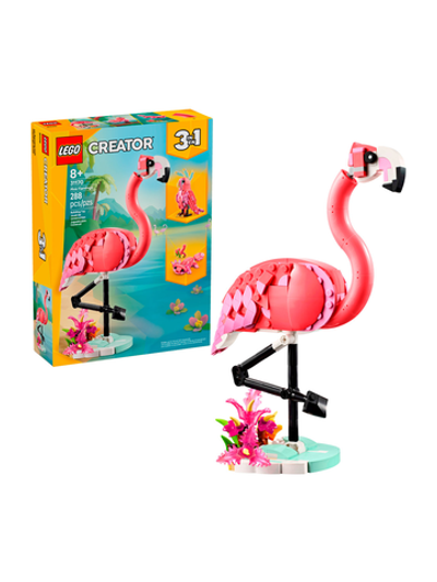 Конструктор Лего Креатор Розовый фламинго | LEGO Creator Pink Flamingo коллекционный набор, 31170, 288 деталей (8+)