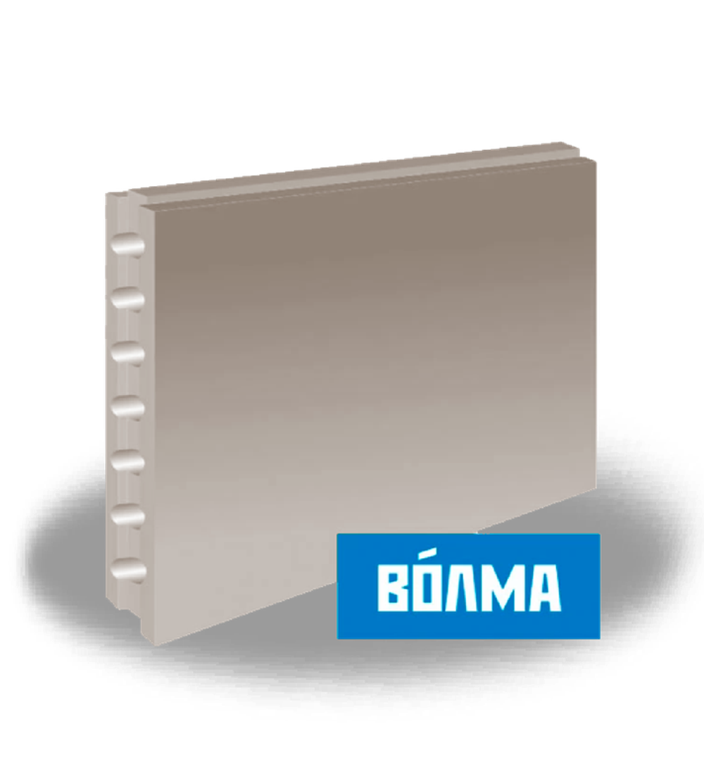 Пазо-гребневая плита обычная (пустотелая) 667*500*80 Волма