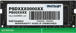 Оперативная память Patriot Signature Line 8GB DDR4 SODIMM PC4-25600 (PSD48G320081S)