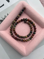 Нить бусин из яшмы 6,5мм, матовые