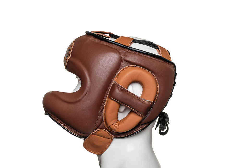 ШЛЕМ БОКСЕРСКИЙ LEADERS LS С БАМПЕРНОЙ ЗАЩИТОЙ HERITAGE BR/BG 1/2