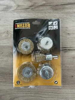 Набор щеток-крацовок для дрели и шуруповёрта. Корщетка металлическая для удаления ржавчины.