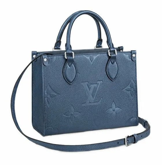 Сумка Louis Vuitton Onthego PM темно-синий