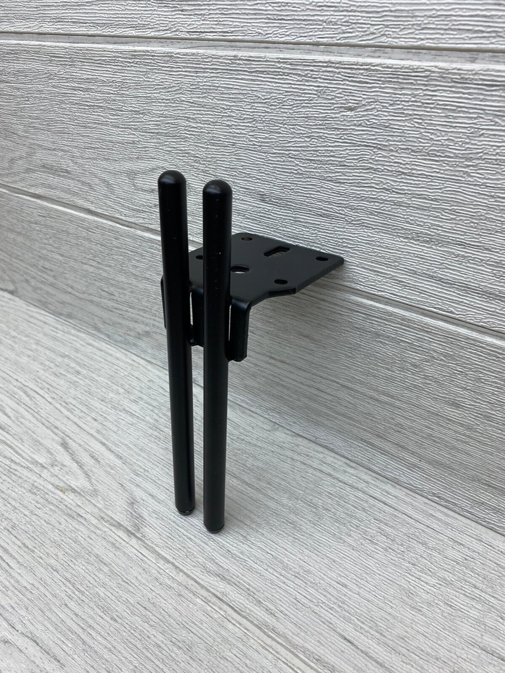 Ножки для мебели черные 15 см 4 штуки