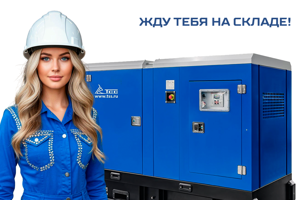 Дизельный генератор ТСС АД-50C-Т400-1РКМ15 в шумозащитном кожухе