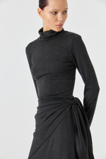 Платье "Old Money" с платком-баской