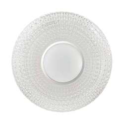2048/DL PALE SN 000 Светильник пластик/белый/прозрачный/хром LED 48Вт 3000-6300K D420 IP43 пульт ДУ VISMA