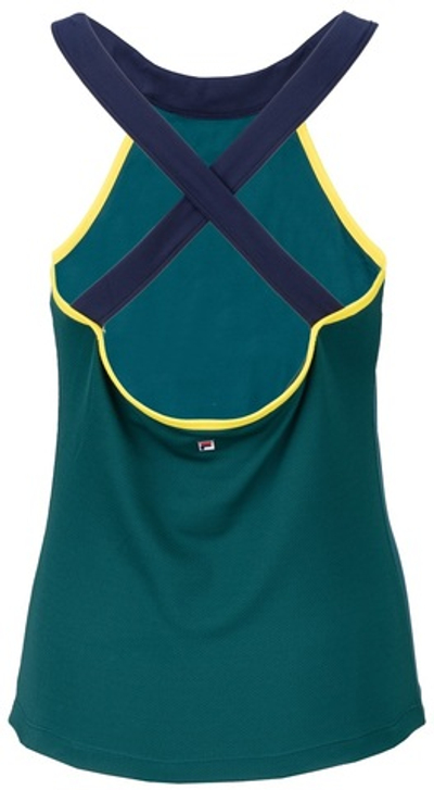 Женский топ теннисный Fila Top Laura - deep teal