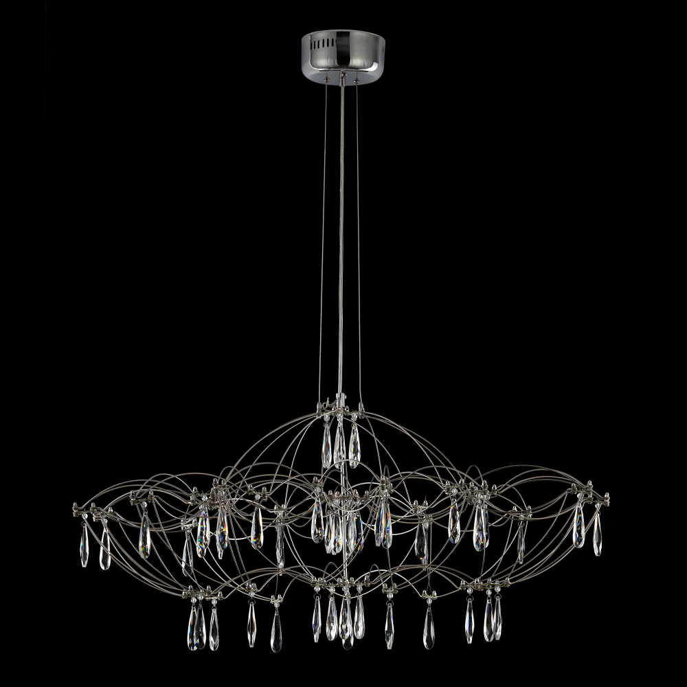 Citilux ASTER CL208010 LED Хрустальная люстра с пультом