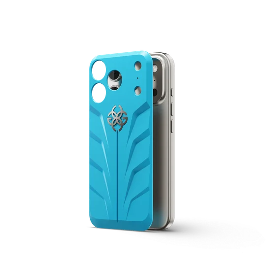 Чехол для iPhone 17 на магните - RSR17 - CURACAO BLUE