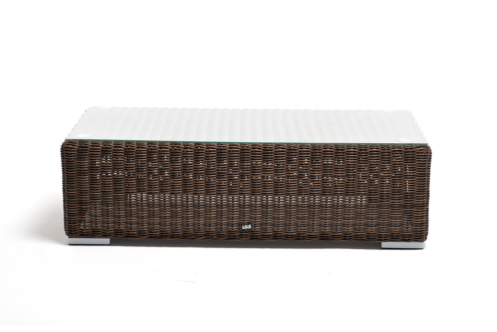 "Барселона" лаунж-зона из искусственного ротанга, цвет соломенный