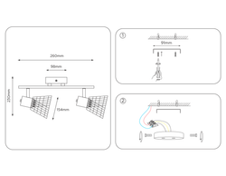 Ambrella Настенно-потолочный спот в стиле лофт Loft TR8601