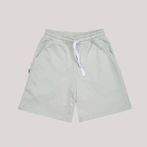 Wide Shorts LOGO Grey Glacier