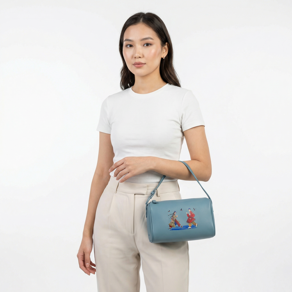 Сумка Qazaq Soul Asyl натуральная кожа