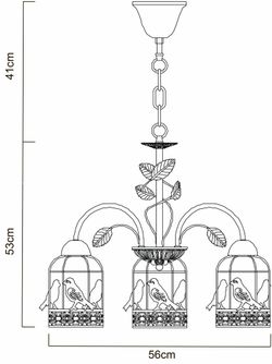 Подвесная люстра Arte Lamp