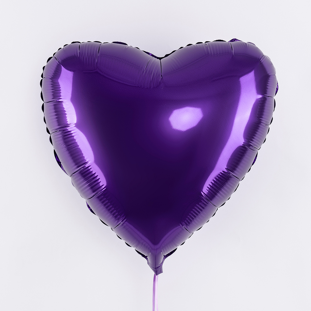Сердце 32" Фиолетовый Fm