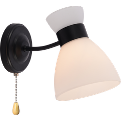 Бра светильник Rivoli Aemilia 9185-401 настенный 1хЕ27 60 Вт модерн с выключателем | Rivoli