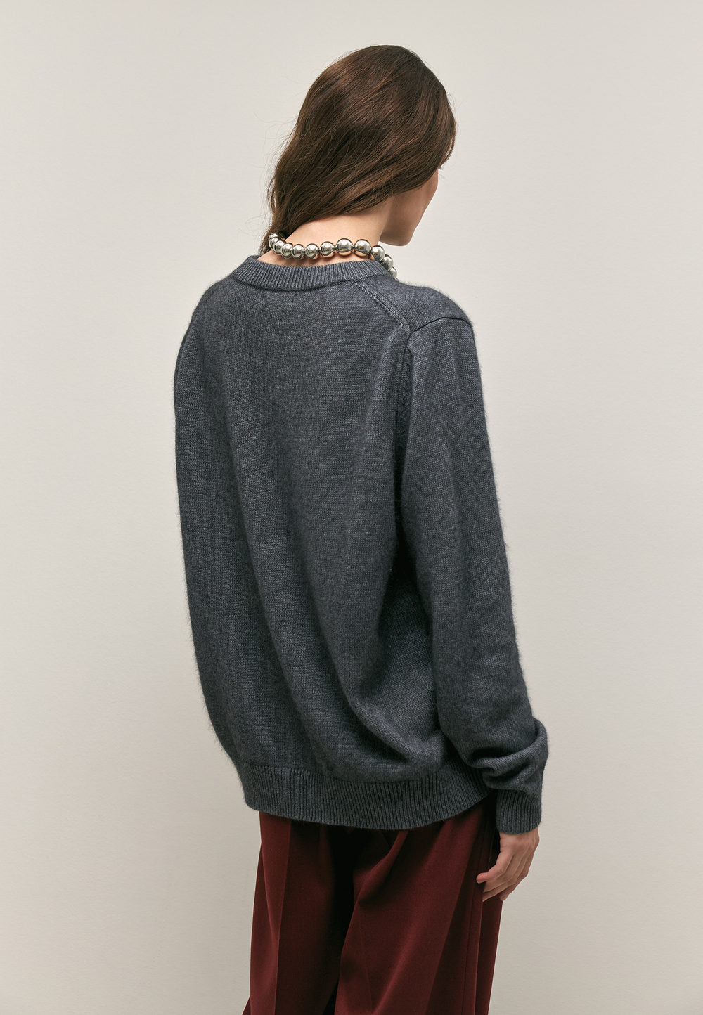 Джемпер из шерсти енота