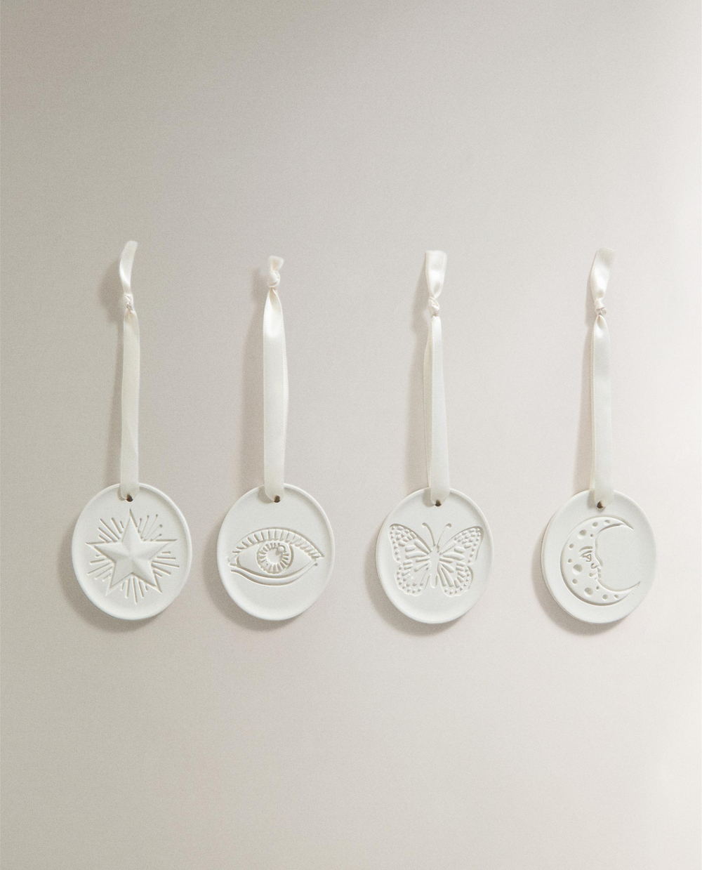 Zara Home Декоративная фигурка из керамики, цвет бежевый, 6 см