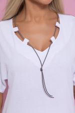 Костюм Свободный вечер НЬЮ (белый) К12668-15 LT Collection