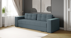 Диван раскладной Нави, серый/мдф бриз