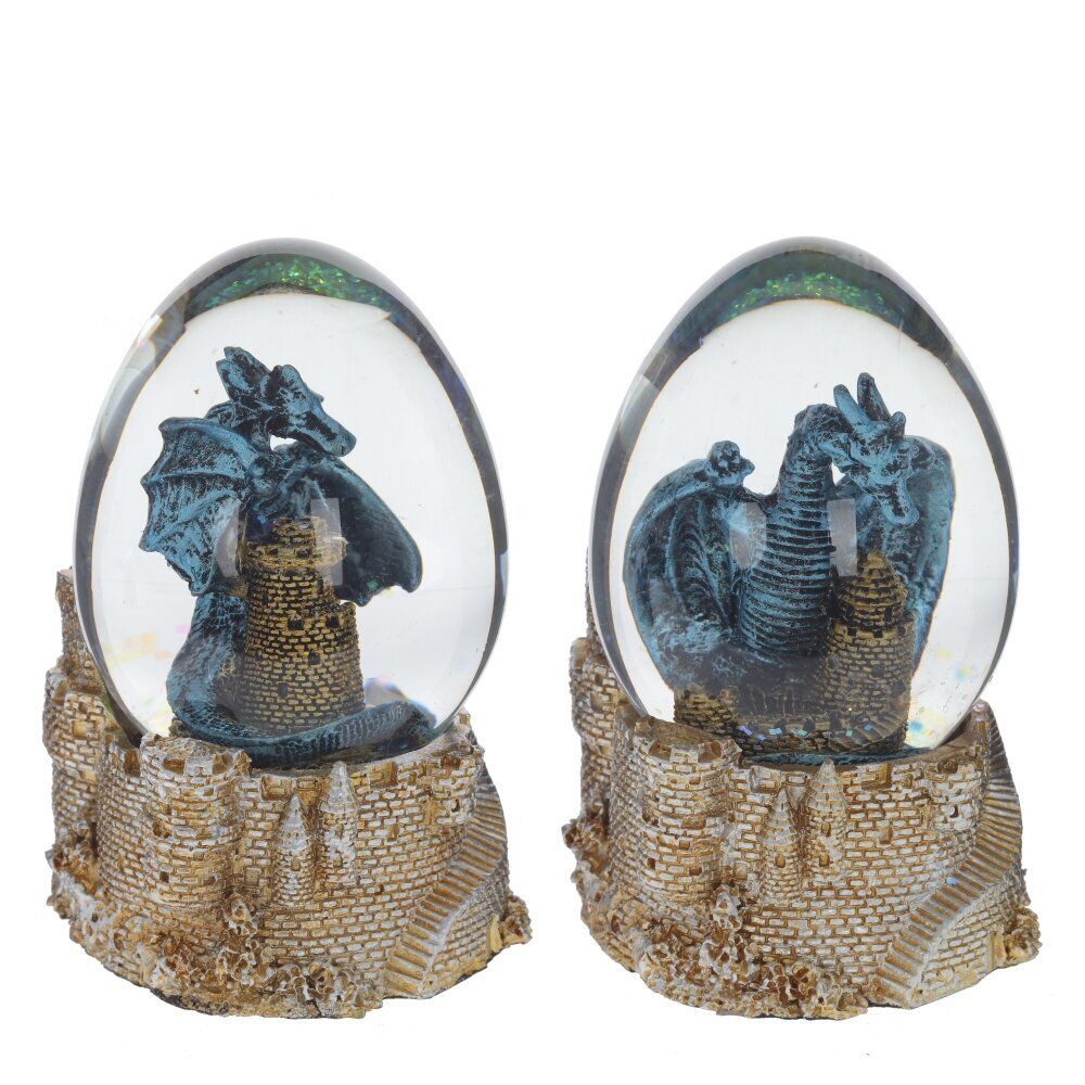 GAEM Фигурка декоративная в стекл.шаре "Дракон", D 7 см, L8 W7 H10 см, 2в.