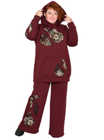 Толстовка из футера с начесом Любава