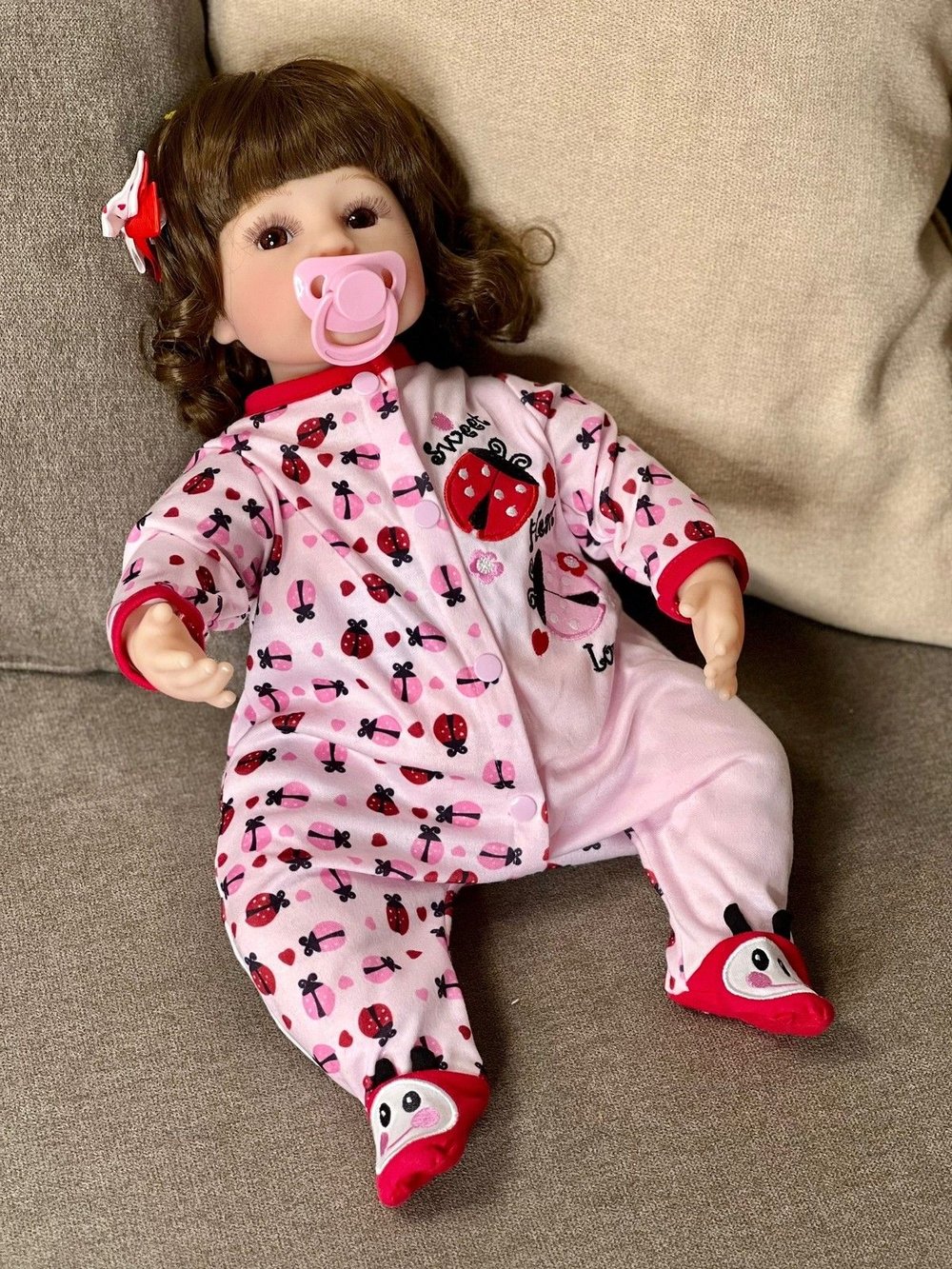 Кукла Реборн мягконабивная 48см в пакете (FA-076)