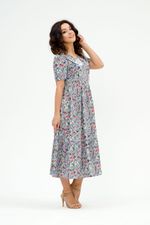 Платье Эвелина (44-52) Serenada голубой (Акция)