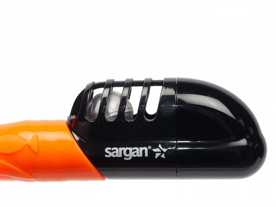 Трубка Sargan Агидель Сухая 2 Клапана оранжевая/черная
