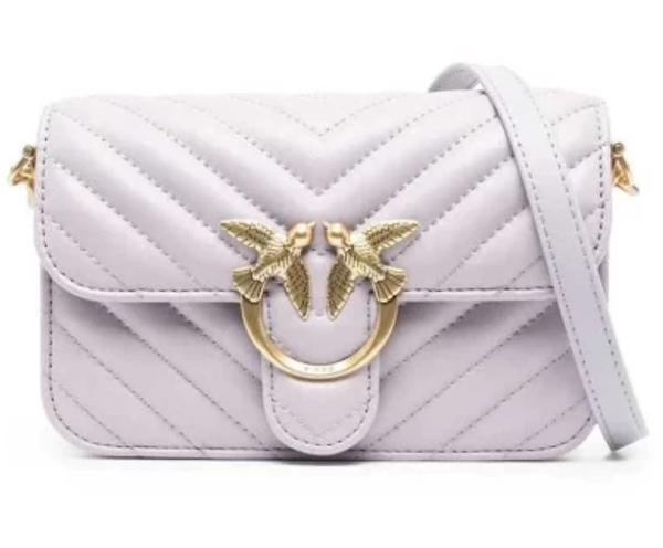 CLASSIC LOVE BAG BELL CHEVRON - pommel grey