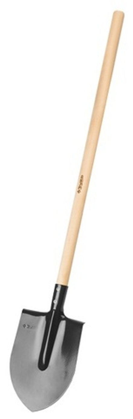 Лопата штыковая с деревянным черенком ЗУБР "МАСТЕР"