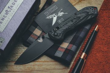 Складной нож Benchmade 560BK-1 Freek c клинком из стали CPM-M4, рукоять G10
