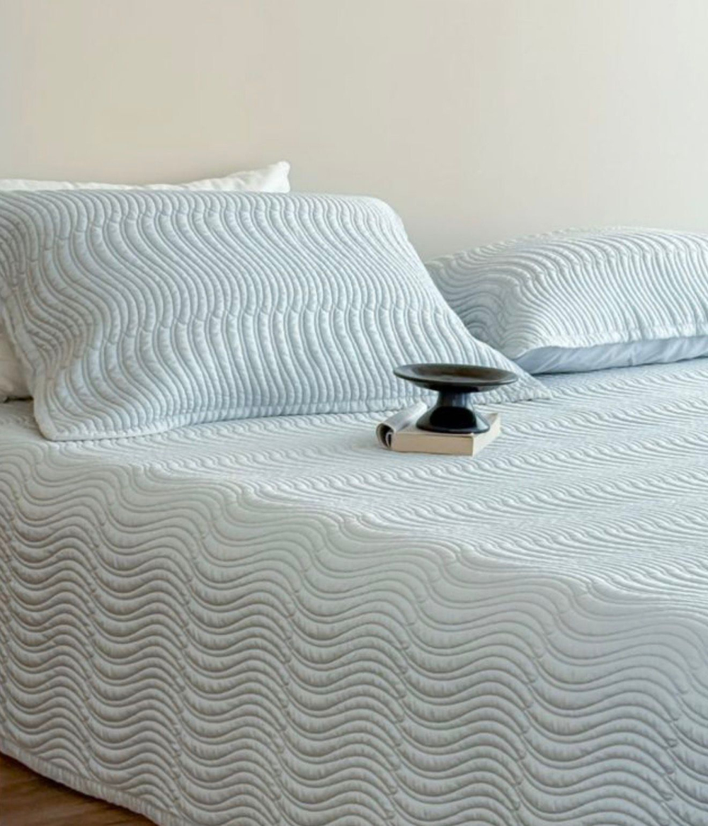 ZEPHYR HOME Покрывало 230х240 Тенсель Мятный волна