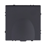 Розетка штепсельная SCHUKO 16A/250 В с крышкой, черный матовый Kollinger Eclipse EC-015BK