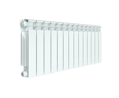 Радиатор биметаллический Rifar Base 350 14 секций боковое подключение