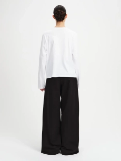 Лонгслив с объемными цветами OLA OLA