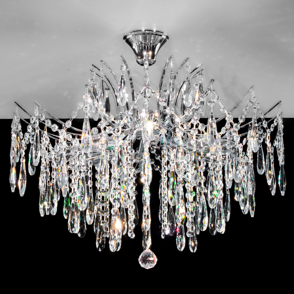 Citilux Селена CL302180 Люстра хрустальная Хром