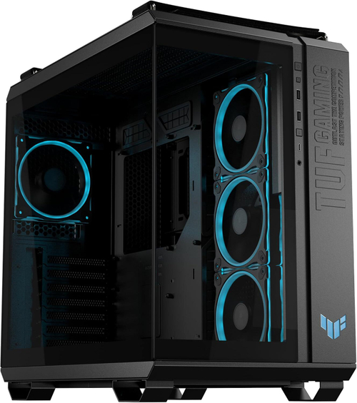 Корпус ASUS TUF Gaming GT502 HORIZON Black ATX/micro ATX/mITX GT502 PANO/ARGB FANS/BLK/TG//