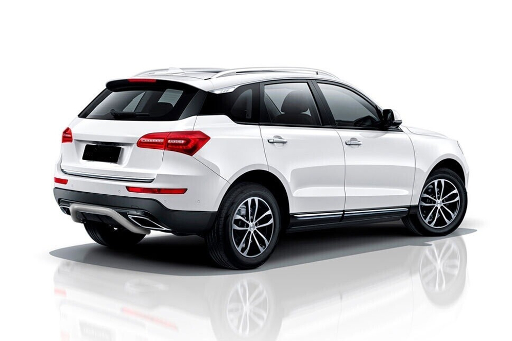 Защита заднего бампера Zotye Coupa (2013-2023) d57 скоба серебристая