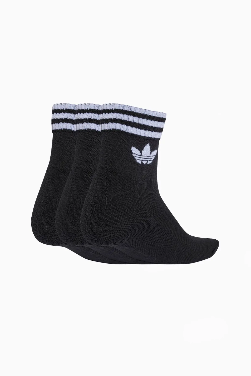 Носки adidas 3-Stripes Ankle 3 Pairs - черный