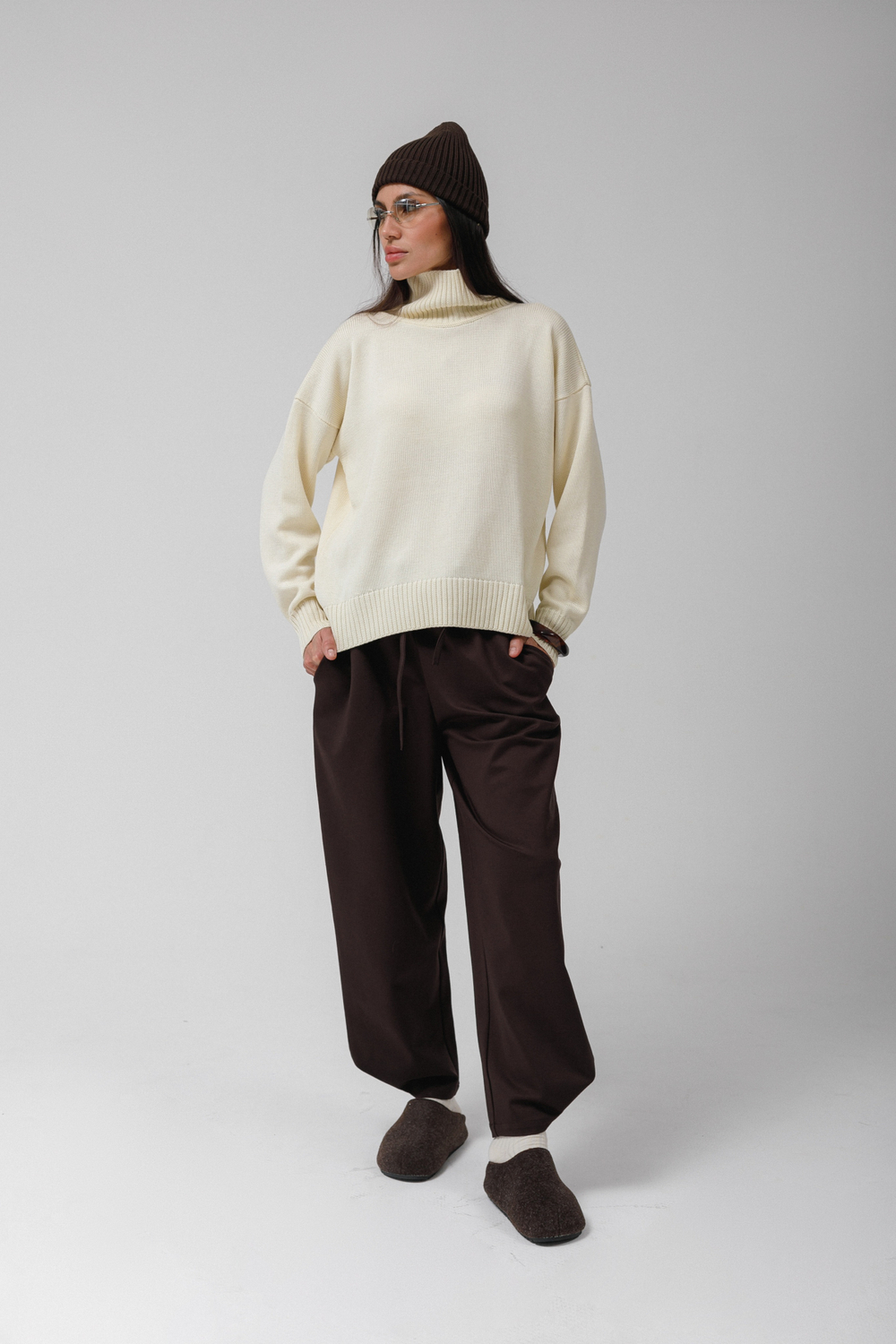 Свитер ОВЕРСАЙЗ (сливочный)