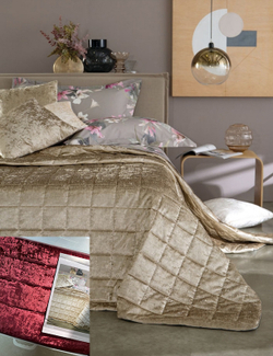 Покрывало 270х270 Svad Dondi Venera гранатового цвета