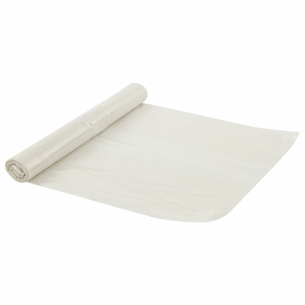 Мешки для мусора 120 л, прозрачные, в рулоне 10 шт., ПВД 25 мкм, 67×100 см, LAIMA, 2 упаковки.